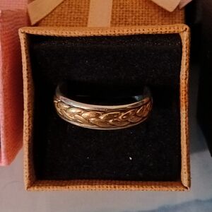 James Avery Gold and Silver Braided Ring